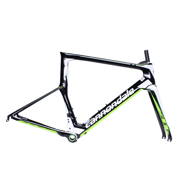 Cannondale Slice MS TT/Triathlon Carbon Frame and Fork 57cm Black/Green/White