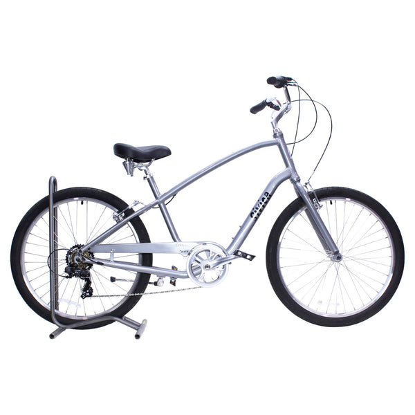 Schwinn Sivica 7 Aluminum Grey Hybrid/City/Cruiser Bike - S37257M60OS