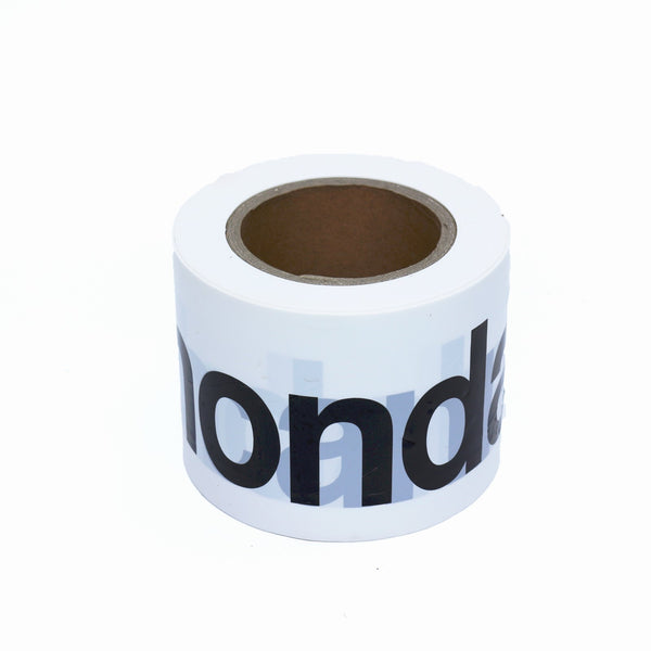 Cannondale Logo Event Barrier Race Tape 100 Meter Length White/Black CBM109U30OS