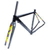 Cannondale CAADX Disc Cyclocross Frame + Fork Black Pearl Yellow Orange 46cm NOS