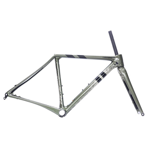 Cannondale SuperX Carbon Cyclocross Frame and Fork Green Splatter 61cm NOS