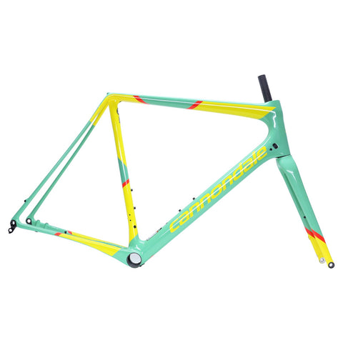 Cannondale SuperX Carbon Cyclocross Frame and Fork Mint/Yellow/Red 61cm