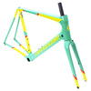 Cannondale SuperX Carbon Cyclocross Frame and Fork Mint/Yellow/Red 61cm