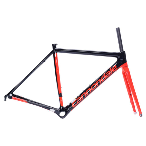 Cannondale SuperSix EVO Carbon Disc Frame and Fork Acid Red/Black 50cm NOS