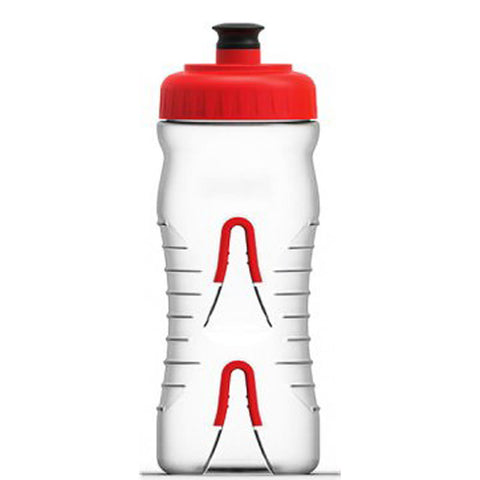 Fabric Cageless Water Bottle Clear/Red 22 oz FP4016U0522