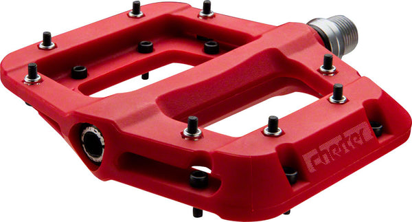 Race Face Chester Composite Platform Pedal: 9/16 Red