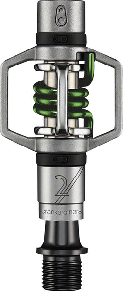 Crank Brothers Egg Beater 2 pedals, green spring