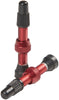 Stan's Alloy Tubeless Presta Valves Stem, 35mm Universal, Pair - Red