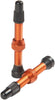 Stan's Alloy Presta Tubeless Valve Stems, 44mm Universal, Pair - Orange