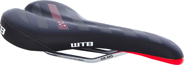 WTB Volt Race 142 Saddle: CroMo Rails Black/Red