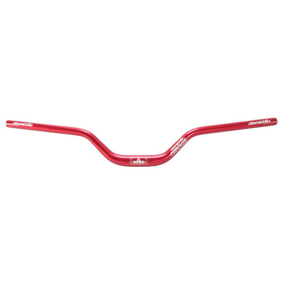 Atomlab Pimplite riser bar handlebars, (31.8) 75mm rise, 750mm - red