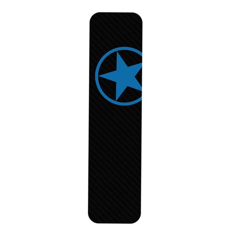 Bike Armor Tough Dome D-tube Frame Protector, Single - Blue Star