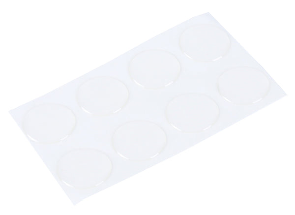 Bike Armor Tough Dome Mini Shield Frame Protectors, Clear 8 Pack