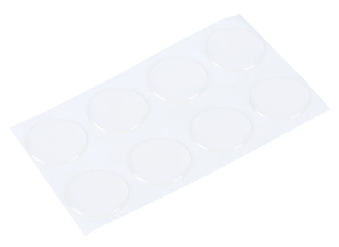 Bike Armor Tough Dome Mini Shield Frame Protectors, Clear 8 Pack