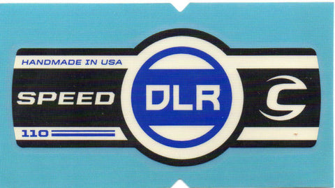 Cannondale Lefty Speed DLR 110 Band Decal/Sticker Black, white, blue