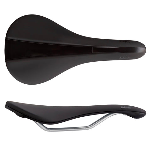 Fabric Line Elite Shallow Saddle Black w/ Black Base 142mm FP7307U11OS