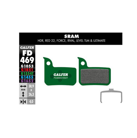 Galfer Disc pads, SRAM Red22,Force,Rival - pro