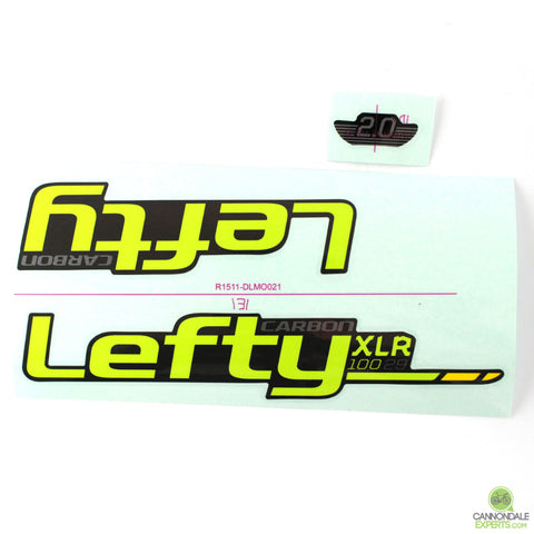 Cannondale Lefty 2.0 Carbon XLR 100 29 F-Si Green/Silver Metallic/Yellow Decal S
