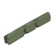 Kool Stop V-Type pads, green (ceramic)  pr