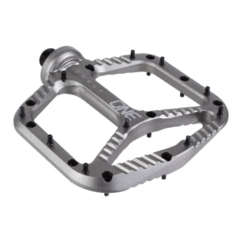 OneUp Components Aluminum platform pedals, grey