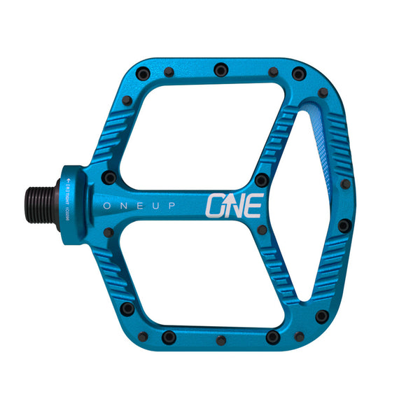 OneUp Components Aluminum platform pedals, blue