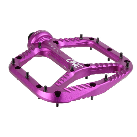 OneUp Components Aluminum Platform Pedals, Purple