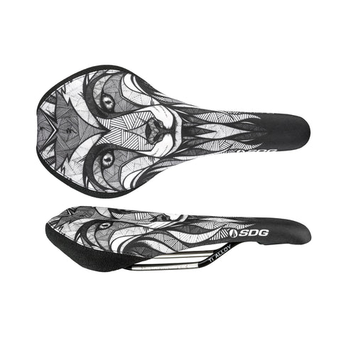 SDG Duster P Mtn saddle, Ti-Alloy rails - Chepi Fox Design