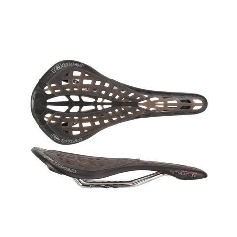 Tioga Spyder Stratum saddle, titanium rail - black