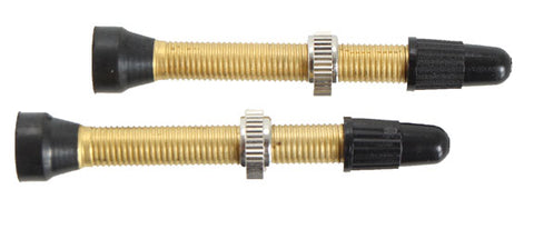 WTB TCS Brass Presta Valve Stem, 46mm (Pair)