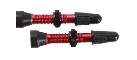 WTB TCS Alloy Presta Valve Stem, 34mm - Red (Pair)