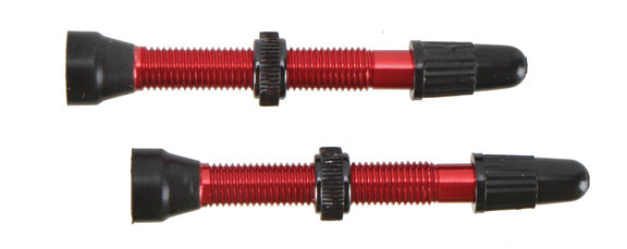 WTB TCS Alloy Presta Valve Stem, 46mm - Red (Pair)