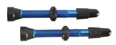 WTB TCS Alloy Presta Valve Stem, 46mm - Blue (Pair)