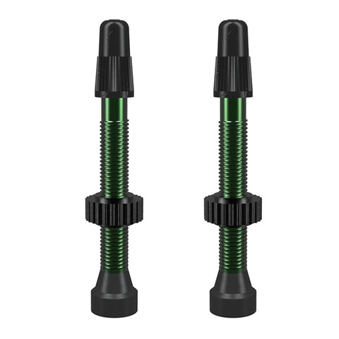 WTB TCS Alloy Presta Valve Stem, 46mm - Green (Pair)