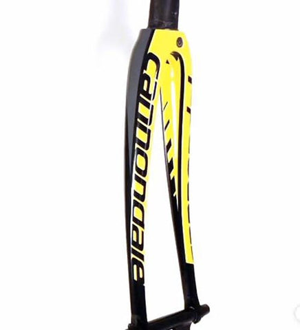 Cannondale SuperSix Yellow Black 45mm Rake Carbon Road Fork