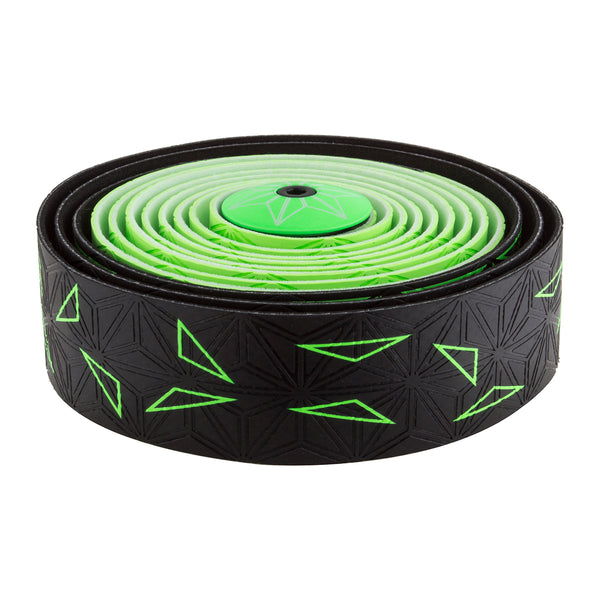 SUPACAZ Super Sticky Kush Star Fade Bar Tape Neon Green