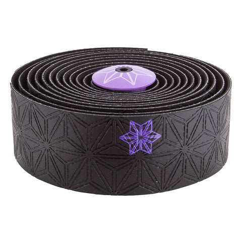 SUPACAZ Super Sticky Kush Galaxy Bar Tape Black/Neon Purple