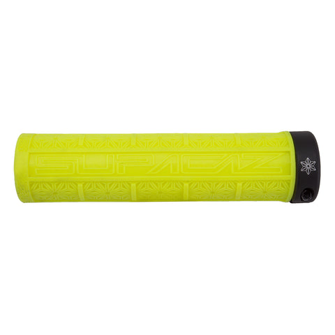 SUPACAZ Grizips Lock-On Grips Neon Yellow/Black