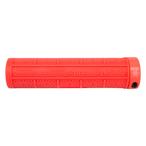 SUPACAZ Grizips Lock-On Grips Coral/Coral