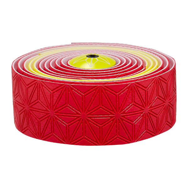 SUPACAZ Super Sticky Kush Country Bar Tape Red/Yellow/Red
