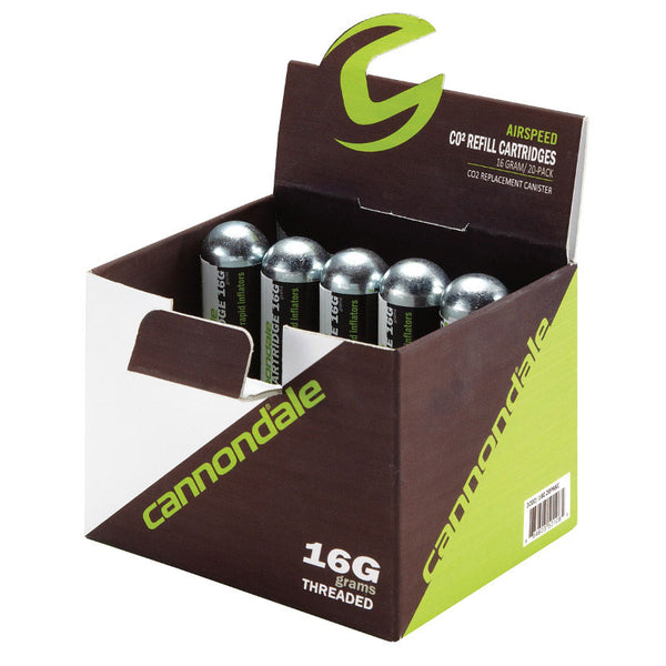 Cannondale Airspeed CO2  Refill Cartridges - 16 Gram - 20 Pack