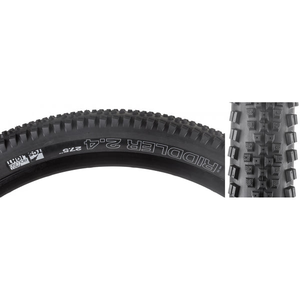 WTB Riddler TCS Light Fast Rolling Tire: 27.5 x 2.4 Folding Bead Black