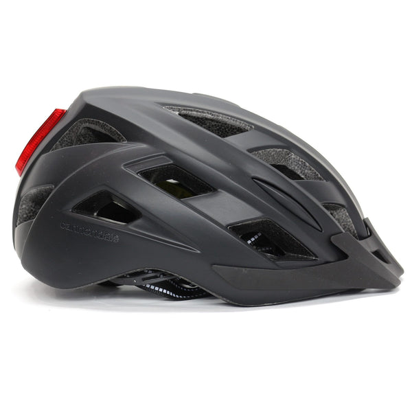 Cannondale Quick Adult Cycling Helmet w/ LED Light Black Small/Medium