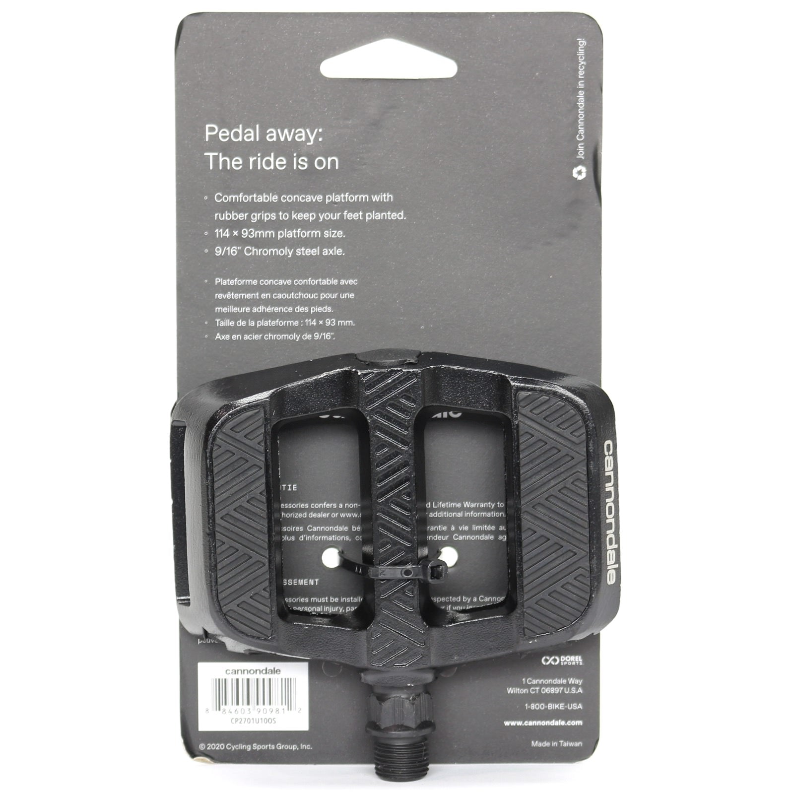 cannondale mtb pedals Cannondale 9/16in Urban Pedals Black