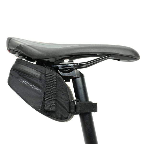 cannondale lenkertasche Cannondale Contain Stitched Hook Loop Strap Small Seat Bag Black CP125