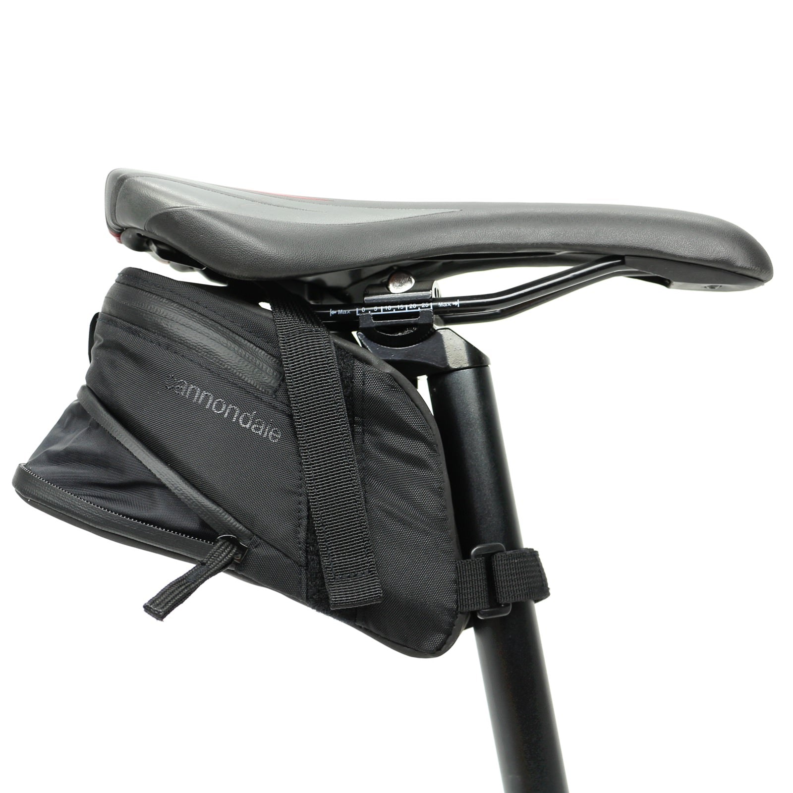 Cannondale Contain Stitched Hook Loop Strap Large Seat Bag Black CP145 ...