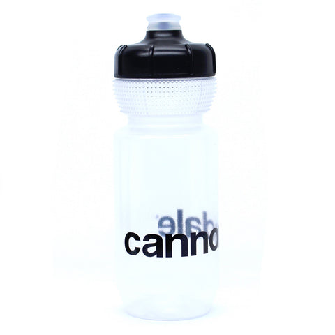 Cannondale Gripper Water Bottle Logo Clear w/ Black 600ml/21oz CP5102U1060