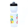 Cannondale Gripper Water Bottle Stacked Logo White w/ Rasta 750ml/25oz CP5302U10