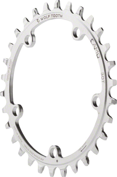 Wolf Tooth Components CAMO Stainless Round 30T Chainring