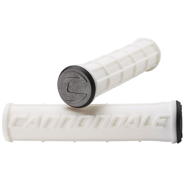 Cannondale Logo Silicone Grips White CU4193OS02