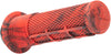 DMR Brendog Flanged DeathGrip Pair, Thick - Marble Red